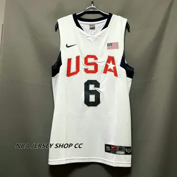 Vintage Lebron James Nike Team USA Basketball Jersey L 