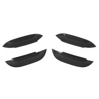 1 Set Handle Bowls Cover Exterior Door Handle Bowls Trim Molding Car ABS Carbon Fiber for Dodge Charger 2015-2020