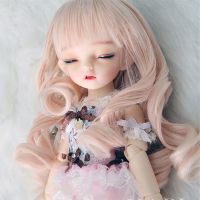 (Popular toys) แฟชั่น BJD วิกผมสีให้เลือกจาก1/6สูทยาวผมหยิกหยักขนาดใหญ่ SD