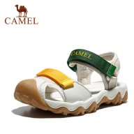 Cameljeans Giày Trẻ Em Xăng Đan Bé Trai Bé Gái Baotou Giày Đi Biển Chống Va Chạm Màu Sắc Nổi Bật Mùa Hè Mới thumbnail