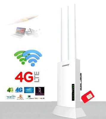 4G Lte Wifi Router ใส่ซิม ปล่อย Wifi เสาสัญญาณ 4G 3 เสา ถอด เปลี่ยน เสา ได้ External High Gain Omni directional Antenna