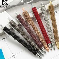 Glitter Sequin Crystal Pen 0.5mm Black Refill Ballpoint Pen Office Stationery Gel Pen Student Writing Tools Office Supplies