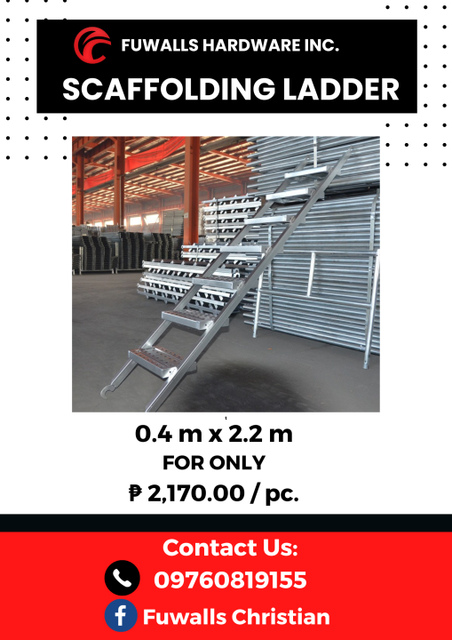 Scaffolding Ladder 0.4m x 2.2m Lazada PH