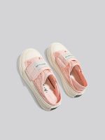 2023 New Fashion version 2023 summer new style breathable mesh lace white shoes for women slip-on slip-ons for women Velcro canvas shoes for women