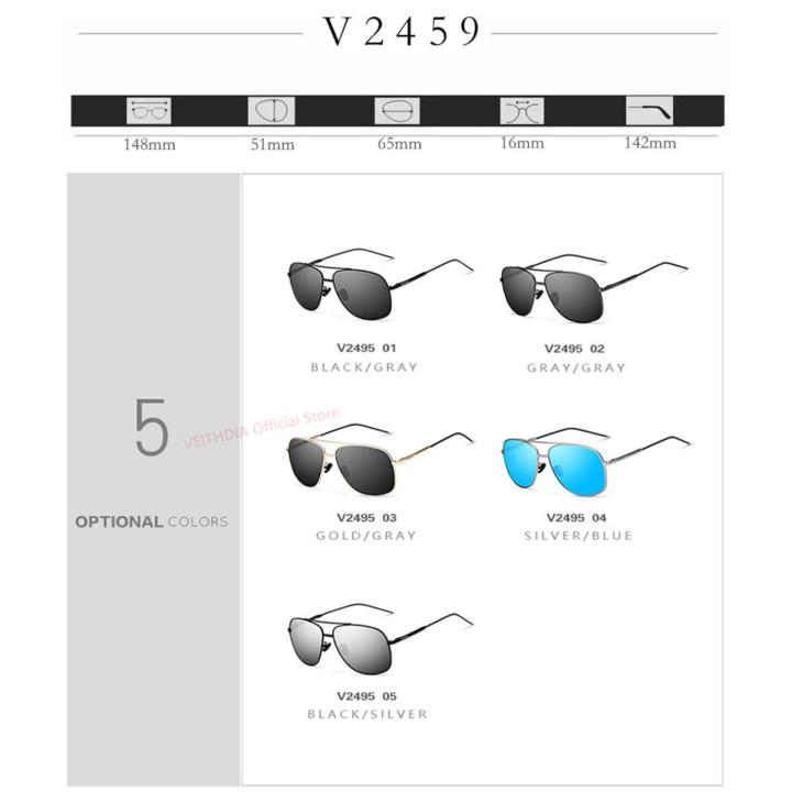 veithdia-แว่นกันแดด-polarized-uv400-แว่นตากันแดด-แว่นโพลาไรซ์-สำหรับผู้ชายและผู้หญิง-2495