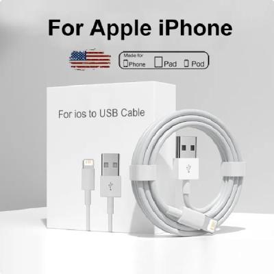 Chaunceybi Original Fast Charging USB Lightning Cable iPhone 12 13 14 Data 5S 6 7 8 XR Wall Cables