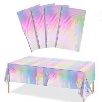 Aluminum Foil Tablecloth Shiny Rainbow Aluminum Foil Dining Table Cover - Table Cloth - Aliexpress