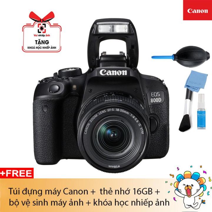 Máy ảnh Canon EOS 800D - Khám phá thế giới của nhiếp ảnh chuyên nghiệp với máy ảnh Canon EOS 800D. Với nhiều tính năng thông minh và hiệu quả, bạn sẽ cảm thấy hài lòng với chất lượng hình ảnh tuyệt vời. Hãy nhấn vào hình ảnh liên quan để tìm hiểu thêm về sản phẩm này.