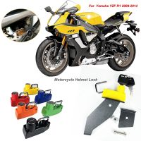 R1 Motorcycle Helmet Lock Mount Hook 6 Color Side Anti-theft Security Alloy Fit for YAMAHA YZF R1 2009 2010 2011 2012 2013 2014