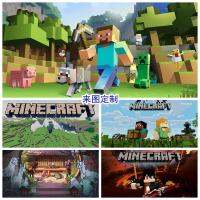 Minecraft เกม DIY ส่วนบุคคลปริศนาไม้ 1000 ชิ้น 500 การปรับแต่งของเล่นของขวัญสร้างสรรค์