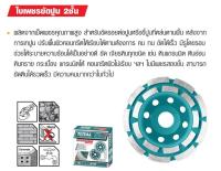 Total ใบเพชรขัดปูน 2 ชั้น ขนาด 4 นิ้ว รุ่น TAC2421001