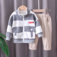 Kids Sports Suit Wide Letter Long-Sleeved Coat +pant Casual Childrens Spring and Autumn Two-Piece Baby Clothing Sets 0-4 Ages