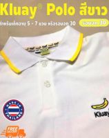 Kluay® เสื้อโปโลเด็ก เสื้อเด็กคอปกสีขาว เสื้อผ้าสุภาพ เสื้อผ้าเด็กอ่อน เสื้อผ้าเด็กน่ารัก เนื้อผ้านุ่มสบาย สำหรับเด็กเล็ก 5-7 ปี