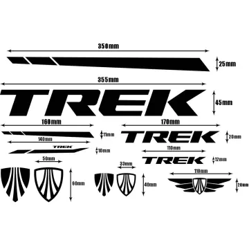 Trek bike deals frame decals