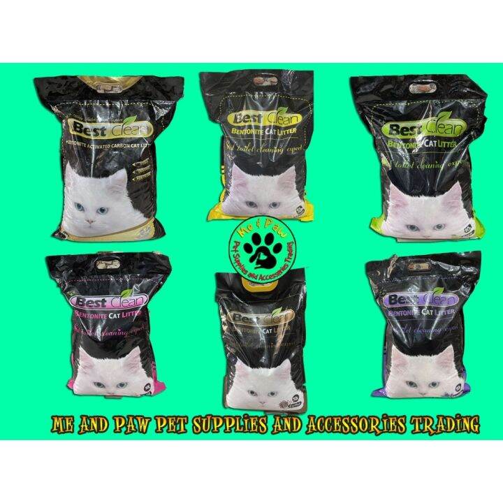 Best Clean Bentonite Cat Litter 10Litters and 5 Litters Lazada PH