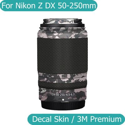 สำหรับ Nikon Z DX 50-250มม. ฟิล์มห่อไวนิลสติ๊กเกอร์ติดบนตัวเครื่องสติกเกอร์ป้องกันเลนส์กล้องสำหรับ NIKKOR Z50-250 50-250 F4.5-6.3 VR