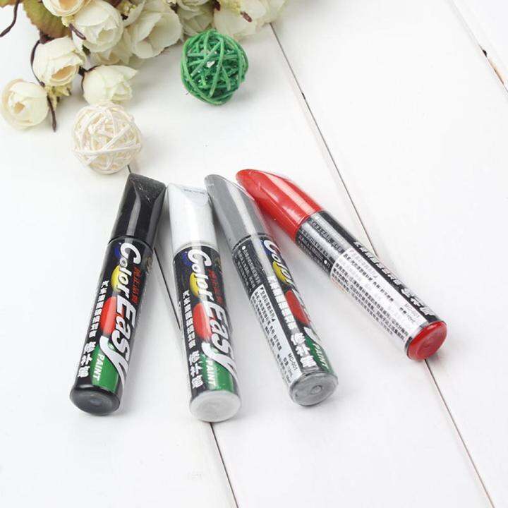 ปากกาปากกาลบรอยขีดข่วนปากกามาร์กเกอร์สีกันน้ำรถยนต์สีพ่นด้วยตนเองปากกาไข่มุกแต้มสีลายจุดอุปกรณ์บำรุงรักษารถ