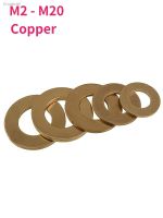 ☊❡✲ M2 M2.5 M3 M4 M5 M6 M8 M10 M12 M14 M16 M18 M20 Copper Gasket Flat Washer Plain Gasket