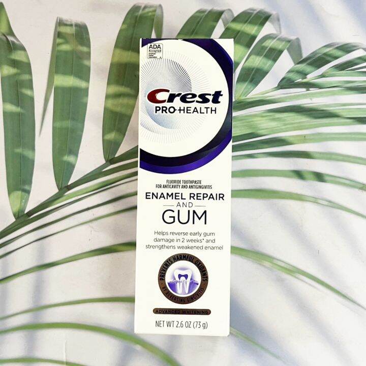 ยาสีฟัน Gum and Enamel Repair Toothpaste, Advanced Whitening 73 g Or 116g (Crest®) 1 แบรนด์ที่