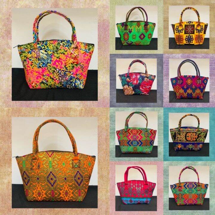 Batik Bag/ Small-Zip Tote Ethnic Tribal Bag | Lazada PH