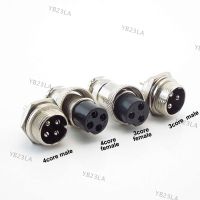 Panel Mount Electrical Cable Gx16 2Pin 3 4 5 6 7 8 Core Pin 16Mm Nut Type Male Female Socket Connector Aviation Plug YB23TH