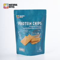 Protein Chips Original Flavour (Natural Bites Brand) : ขนมโปรตีนอบกรอบ รสออริจินัล ตรา เนเชอรัล ไบทส์