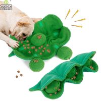 Sniffing Dog Toy Squeaky Plush Treat Dispenser IQ Puzzle Toys Stress Reliever Interactive Ball Dog Snuffle Bowl Puppy Chew Toy Toys