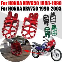 ที่เหยียบ Suku Cadang Pijakan Kaki Peda มอเตอร์ Pijakan Kaki Untuk HONDA Afrika Kembar XRV 650 XRV 750 XRV650 XRV750 Aksesori Sepeda