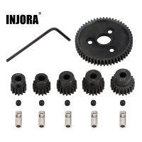 INJORA 54T 0.8 32P โลหะเหล็ก 3956 Spur Gear พร้อม 13T/15T/17T/19T/21T Pinion สำหรับ RC Car Slash Summit E-REVO VXL Rally-czechao