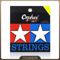 Orphee Fire Lock Series T7 Acoustic Guitar Strings Nano เคลือบสองชั้น Anti Rust Bright Tone (012-053) ความตึงเครียดกีตาร์อุปกรณ์เสริม