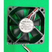 พัดลม fan NMB-MAT MODEL 2406GL-05W-B59 24V DC 0.13A Minebea Motor Manafacturing Corporation 60x60x25 พร้อมส่งที่ไทย