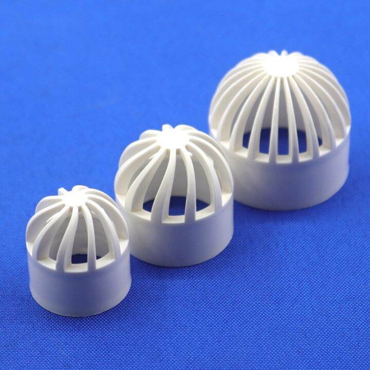 {Tool fittings} 2Pcs White I.D 20mm 63mm PVC Pipe Vent Cap Fish Tank