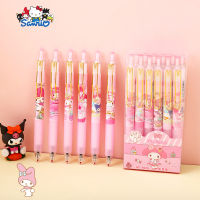 12ชิ้น Sanrio My Melody ปากกาเป็นกลาง Kawaii น่ารักการ์ตูนนักเรียนการเรียนรู้การบ้านเครื่องเขียนปากกาลายเซ็นของเล่นสาวของขวัญ