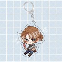 พวงกุญแจลายการ์ตูนอะนิเมะ Hot Anime Identity V Emily Dale Freddy Riley Acrylic Cute Keychain Cartoon Itabag School Bag Decor Pendant Keyrings Xmas GiftsTH