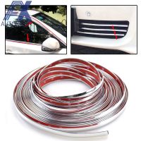 Door Window Body Decorative Strip Moulding Decoration Protector 3M12mm Car Chrome Trim Piece Strips Front Rear Fog Light Cover