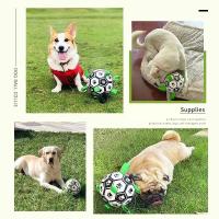 ต้นฉบับ Amazons best-selling dog toy to relieve boredom and bite-resistant soccer corgi small medium and large dogs interactive artifact pet ball