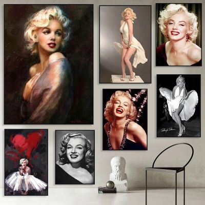 Marilyn Monroe HD Canvas Print: ภาพผนังศิลปะที่สวยงามสำหรับการตกแต่งบ้านและห้องนั่งเล่นที่ทันสมัย