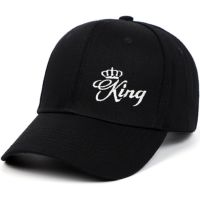 【KFAS Clothing Store】 King เบสบอลหมวก Hip Hop ปัก Queen Snapback หมวกแฟชั่นผ้าฝ้าย Crown Dad หมวก Bone Drop Shipping