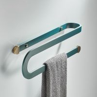 Originality Row Hooks Nordic Brush Wall Mounted Green Gold Clothes Hanger Coat Hooks Bathroom Solid Brass Rustproof Robe Hook