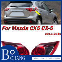 เบรคถอยหลังหยุดไฟเบรคท้ายท้ายรถสำหรับ Cx5มาสด้า Cx-5 2013-2016เปลือกไฟท้ายรถบรรทุกไม่มีหลอดไฟอุปกรณ์ตกแต่งรถยนต์