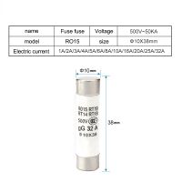 【cw】 10pcs 10x38 10x38mm 500V 1A 4A 5A 6A 8A 10A 16A 20A 25A 32A RO15 RT19 RT14 RT18 Fast Blow Fuse ！