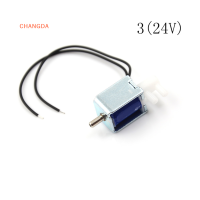 ?【Lowest price】CHANGDA โซลินอยด์วาล์วขนาดเล็ก4.5V 12V 24V, ปล่อยก๊าซไอเสีย2ตำแหน่ง3ทาง