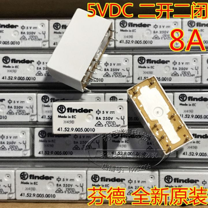 รีเลย์สำหรับค้นหา5vdc-ของแท้-1ชิ้น-41-52-9-005-0010-8a-250v-8ฟุตใหม่