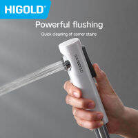 HIGOLD Bathroom Bidet Sprayer Shower Handheld Bidet Sprayer Faucet Upgrade Push Toilet Faucet Bidet Sprayer Hand Bidet Tap Powerful Stamping Out Of Water