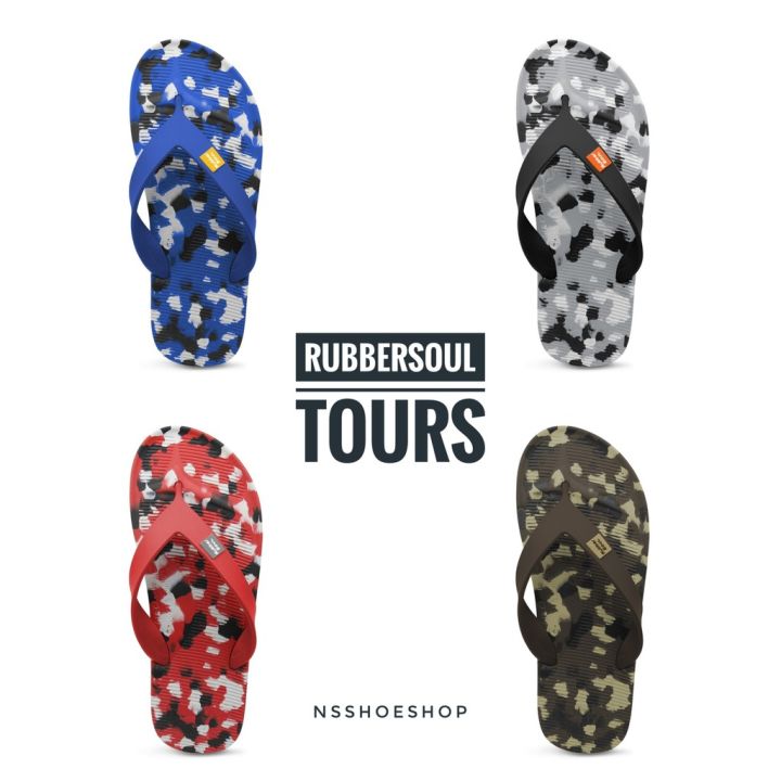 nsshoeshop-monobo-rubber-soul-tours-ลายทหาร-รองเท้าแตะ-รองเท้าฟองน้ำ