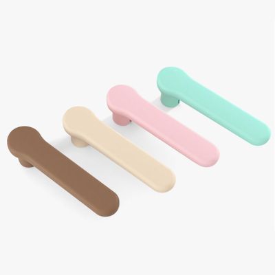 【cw】 2Pcs Room Door Knob Cover Anti Collision Silicone Security Handle Baby Children Kids Safety Supplies ！