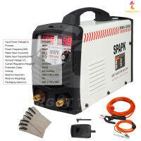 SPAPK ตู้เชื่อม เครื่องเชื่อม Inverter ตู้เชื่อมไฟฟ้า เครื่องเชื่อม IGBT MMA-650S รุ่นใหม่ 2 หน้าจอ 2 ปุ่ม Upgrade Edition รุ่นใหม่ล่าสุด (สีขาว)