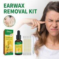 Earwax Removal Kit Liquid for Bleeding Infection Excessive Secretion Ear Itch Earache Safe Gentle and Stainless Steel Earpick