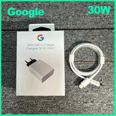 Google อะแดปเตอร์ USB-C 30W ที่ชาร์จความเร็วสูงของแท้สำหรับ Google Pixel 5 6 7 Pro 2 3 4 4A 5A XL XXL 6A ที่ชาร์จอย่างรวดเร็ว