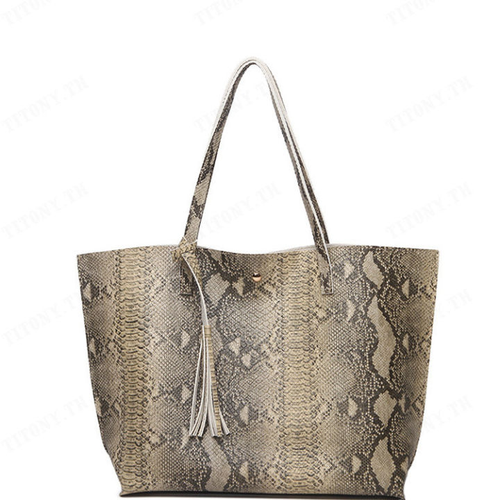 titony-กระเป๋าผู้หญิงรุ่นใหม่สำหรับฤดูใบไม้ผลิและฤดูร้อน-กระเป๋าโท้ทแบบพกพา